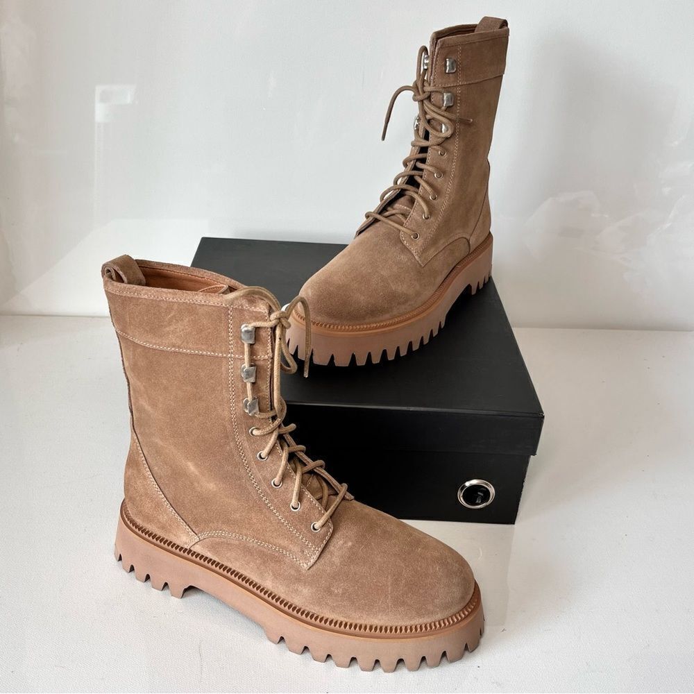 Saint G Anastasia Lace Up High Ankle Boots - Picture 5 of 7